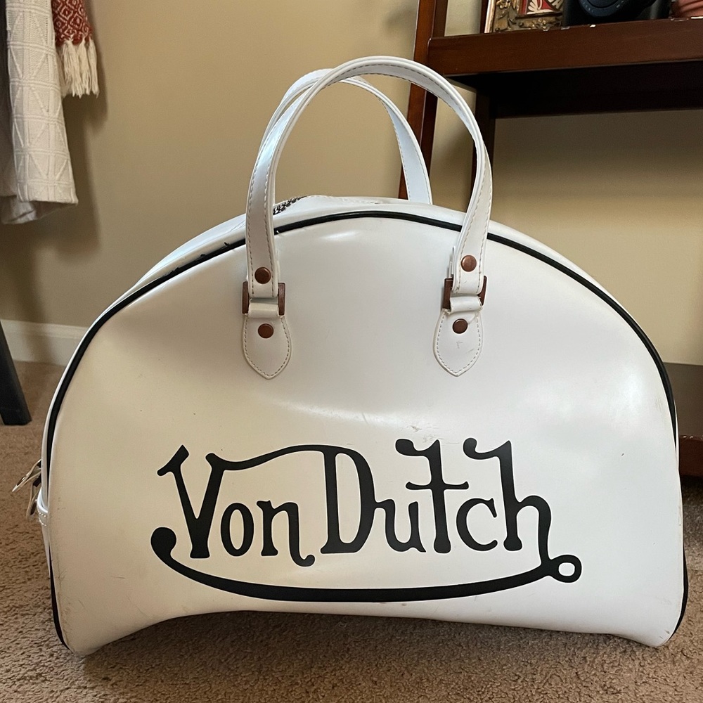 Vintage Rare Von Dutch Bowling Bag